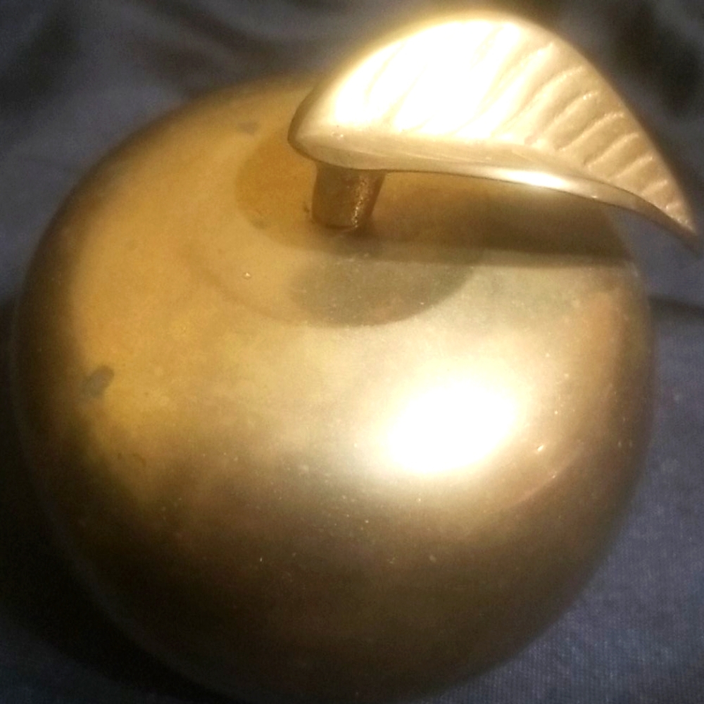 Mammoth brass apple